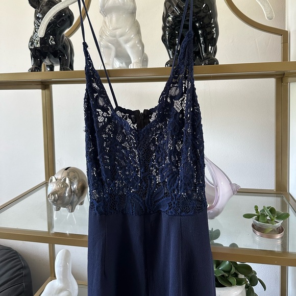 Prettylittlething navy jumpsuit - Picture 3 of 4